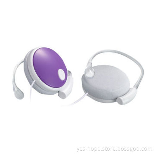 Retractable Earphones with 105dB Sensitivity and 2 x 30mm Mylar Speakers